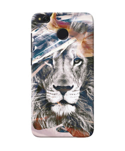 Lion Poster Redmi 4 Back Cover