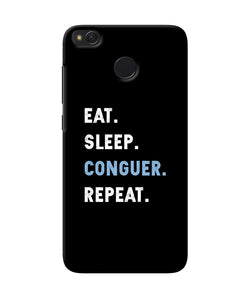 Eat Sleep Quote Redmi 4 Back Cover