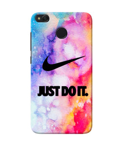 Just Do It Colors Redmi 4 Back Cover