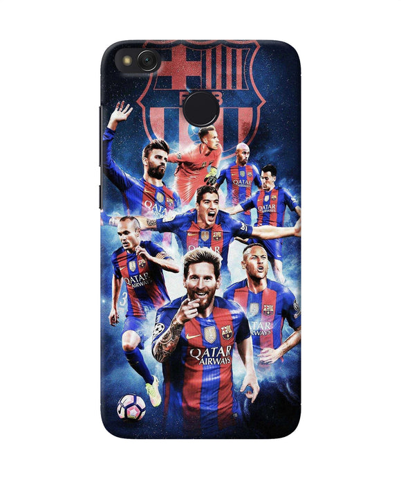 Messi Fcb Team Redmi 4 Back Cover