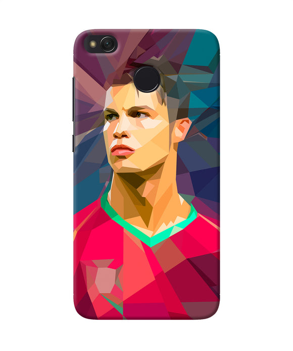 Abstract Ronaldo Redmi 4 Back Cover