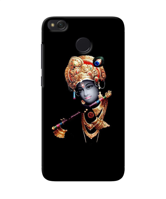 Lord Krishna With Fluet Redmi 4 Back Cover