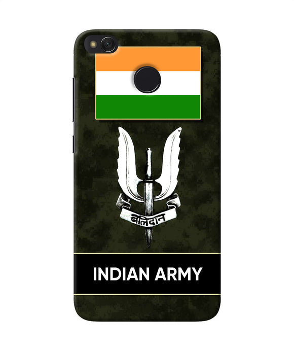 Indian Flag Balidan Logo Redmi 4 Back Cover