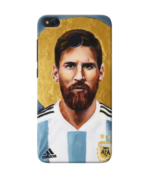 Messi Face Redmi 4 Back Cover