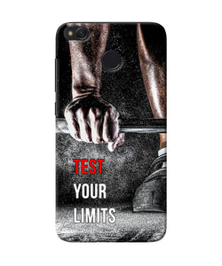 Test Your Limit Quote Redmi 4 Back Cover