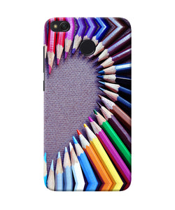 Color Pencil Half Heart Redmi 4 Back Cover