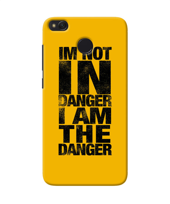 Im Not In Danger Quote Redmi 4 Back Cover