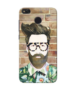 Beard Man With Glass Redmi 4 Back Cover