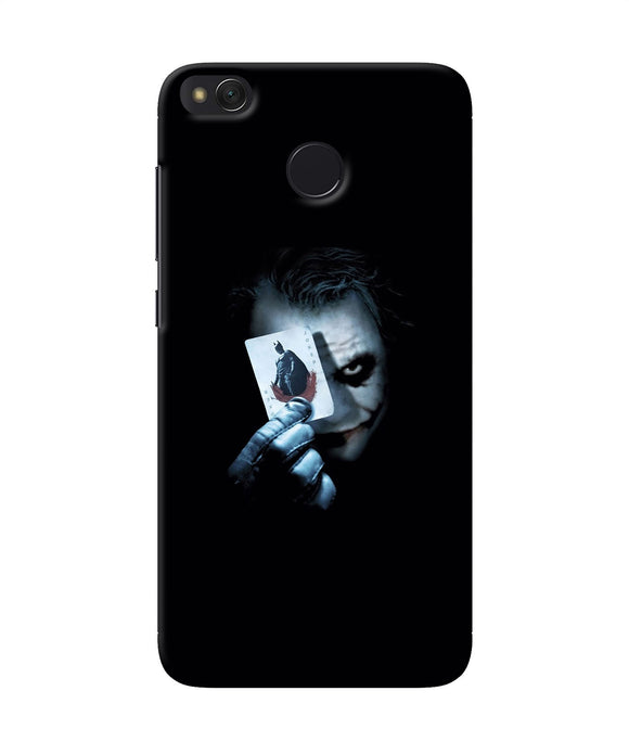 Joker Dark Knight Card Redmi 4 Back Cover