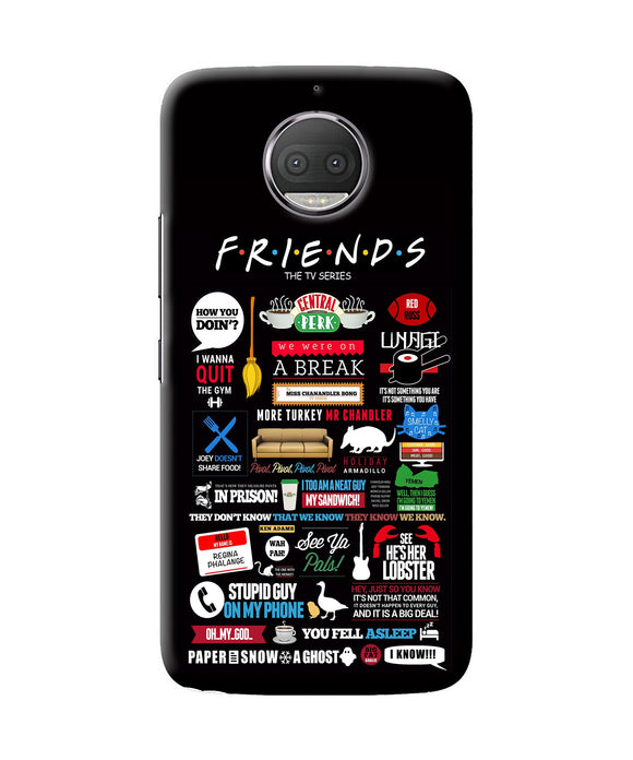 Friends Moto G5s Plus Back Cover