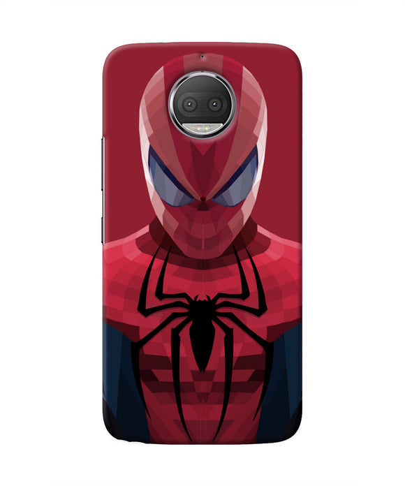 Spiderman Art Moto G5S plus Real 4D Back Cover