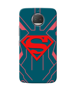 Superman Techno Moto G5S plus Real 4D Back Cover