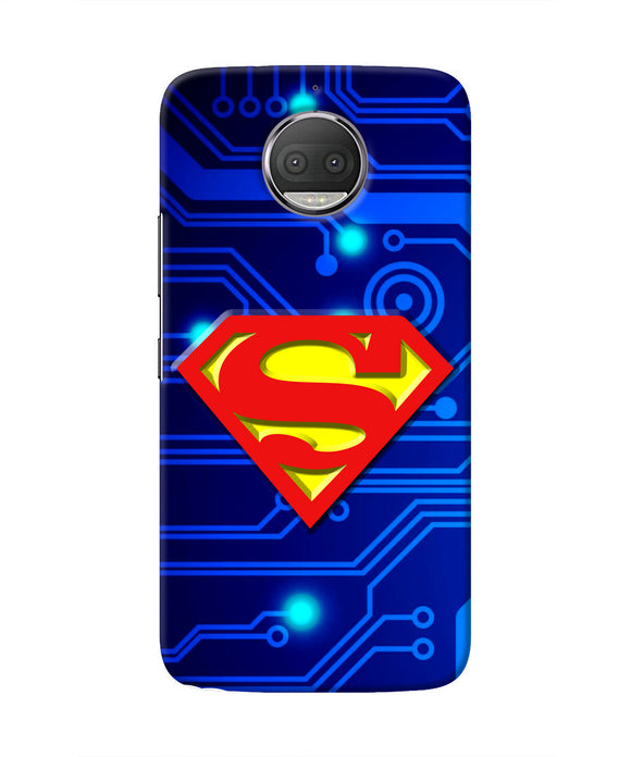 Superman Abstract Moto G5S plus Real 4D Back Cover