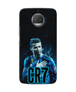 Christiano Ronaldo Blue Moto G5S plus Real 4D Back Cover