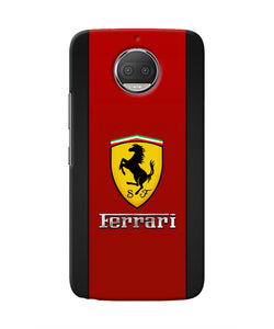 Ferrari Abstract Red Moto G5S plus Real 4D Back Cover