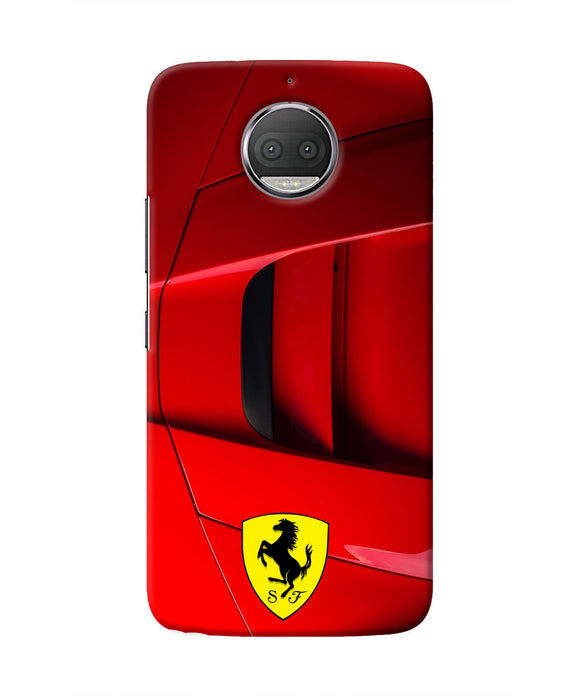 Ferrari Car Moto G5S plus Real 4D Back Cover