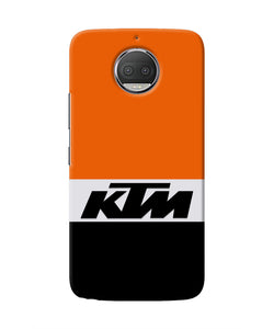 KTM Colorblock Moto G5S plus Real 4D Back Cover