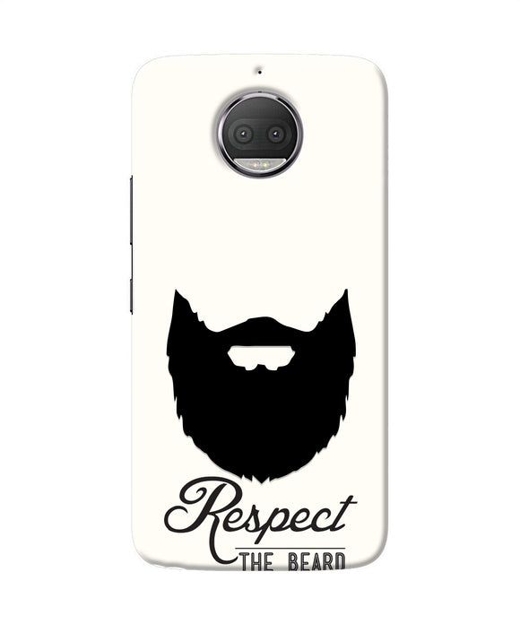 Respect the Beard Moto G5S plus Real 4D Back Cover
