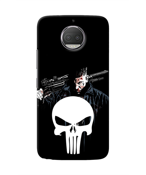 Punisher Character Moto G5S plus Real 4D Back Cover