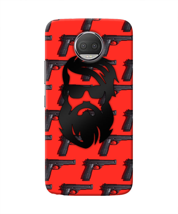 Rocky Bhai Beard Look Moto G5S plus Real 4D Back Cover