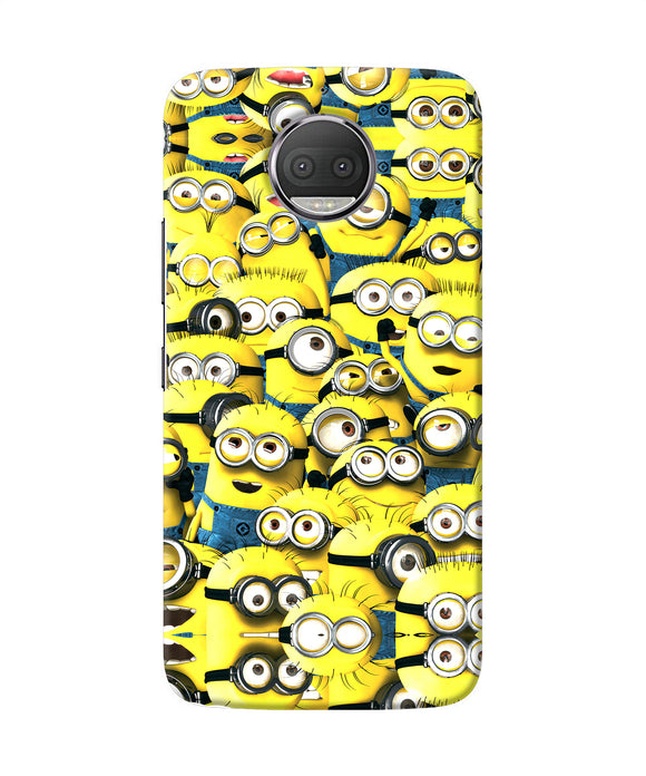 Minions Mini Crowd Moto G5s Plus Back Cover
