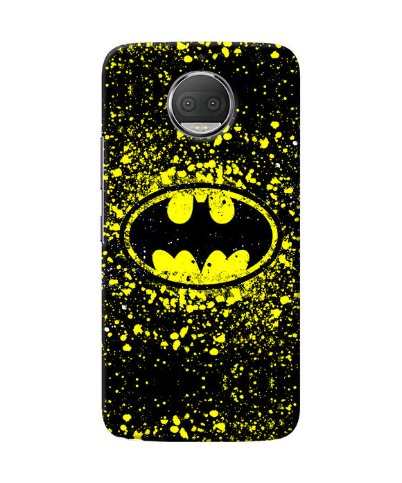 Batman Last Knight Print Yellow Moto G5s Plus Back Cover