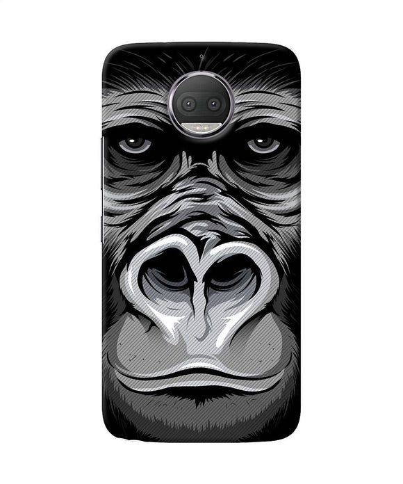 Black Chimpanzee Moto G5s Plus Back Cover