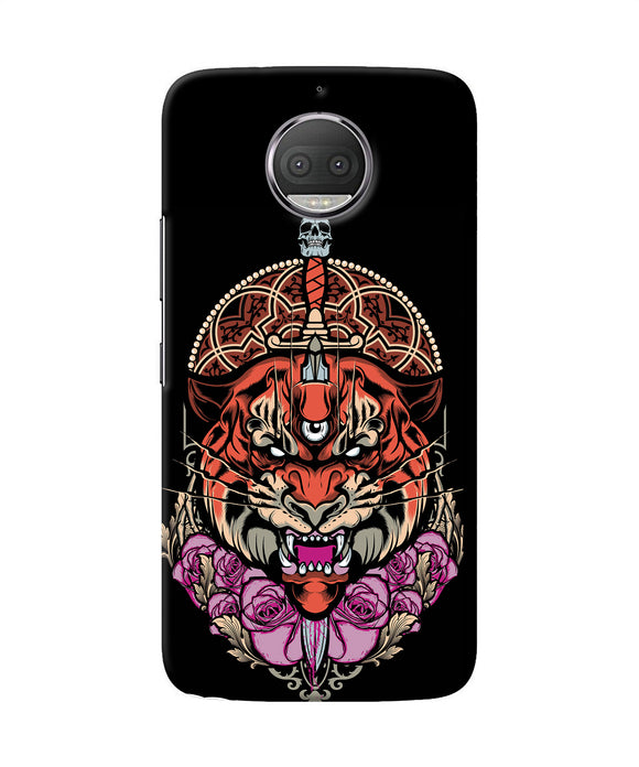 Abstract Tiger Moto G5s Plus Back Cover