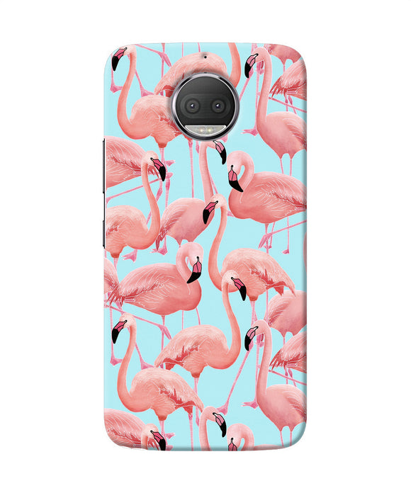 Abstract Sheer Bird Print Moto G5s Plus Back Cover