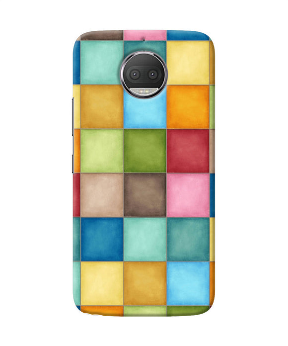 Abstract Colorful Squares Moto G5s Plus Back Cover