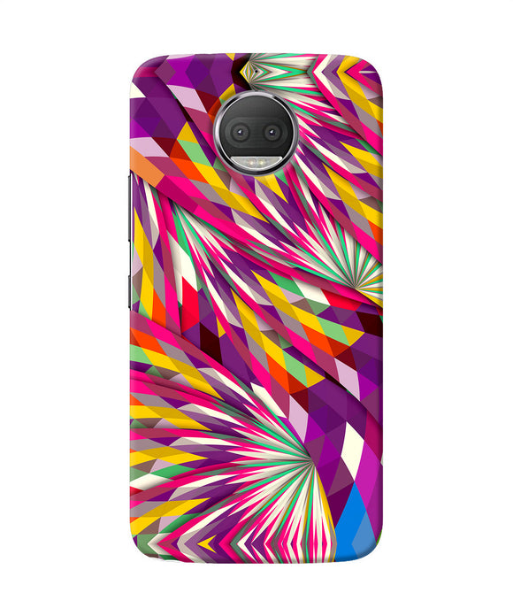 Abstract Colorful Print Moto G5s Plus Back Cover