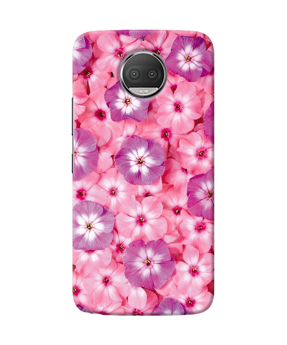 Natural Pink Flower Moto G5s Plus Back Cover