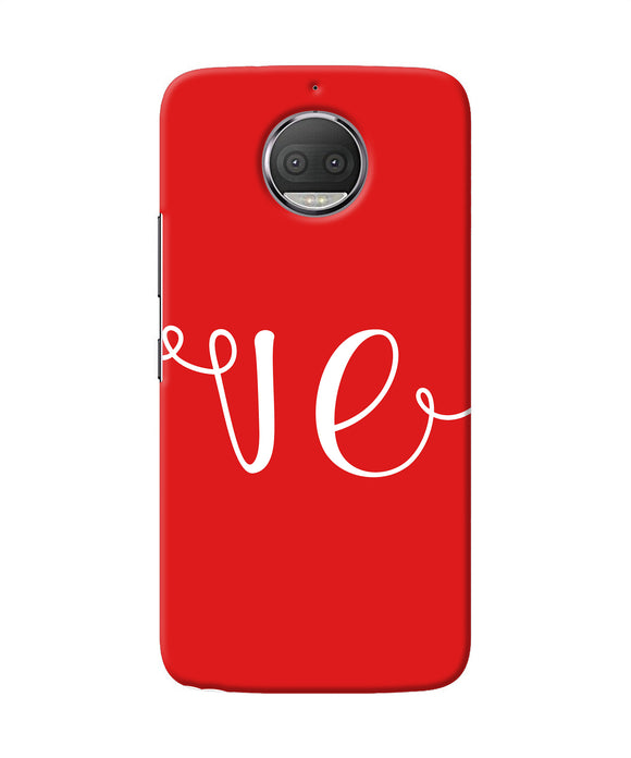 Love Two Moto G5s Plus Back Cover