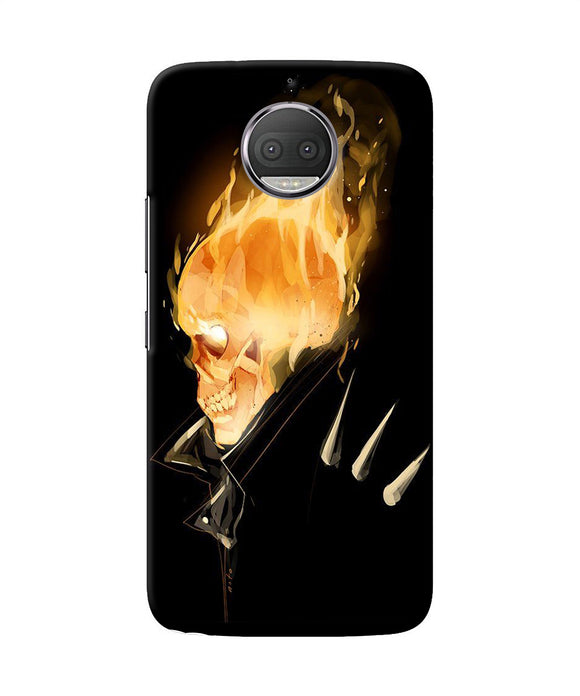 Burning Ghost Rider Moto G5s Plus Back Cover