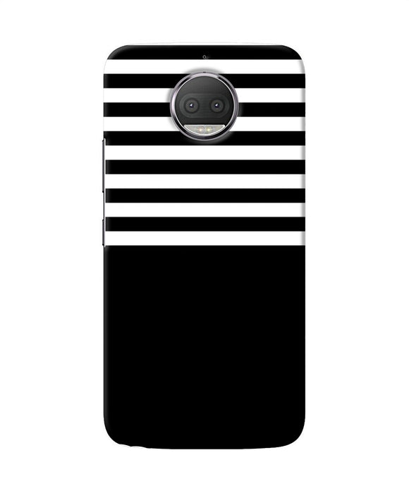 Black And White Print Moto G5s Plus Back Cover