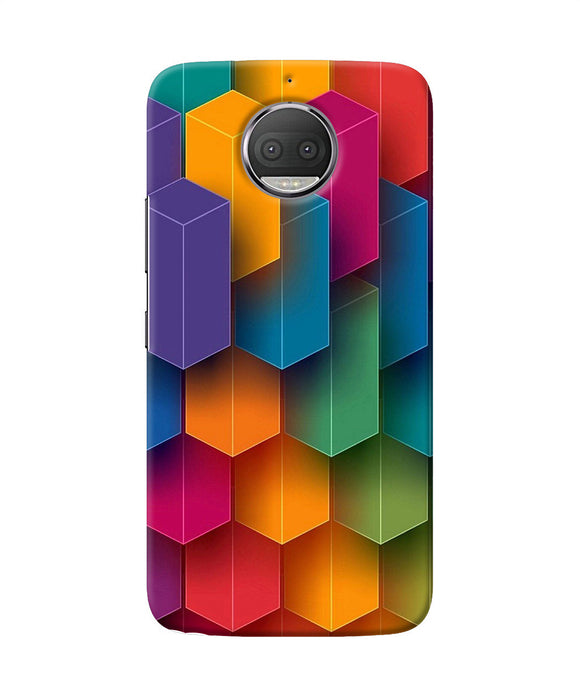 Abstract Rectangle Print Moto G5s Plus Back Cover