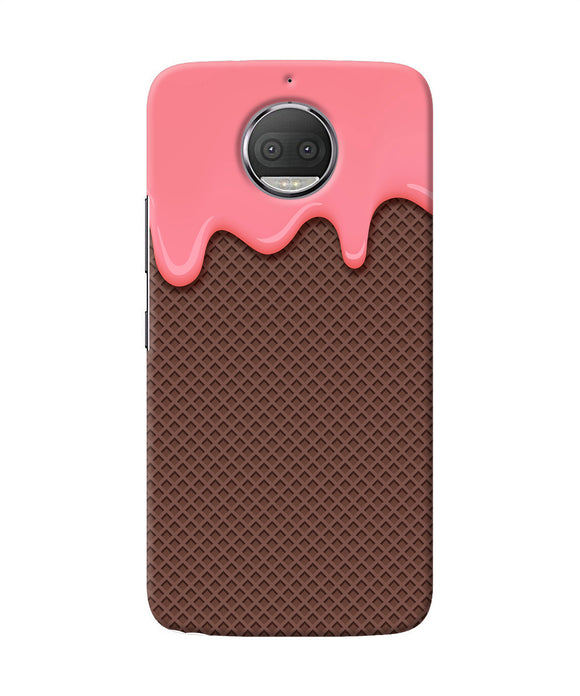 Waffle Cream Biscuit Moto G5s Plus Back Cover