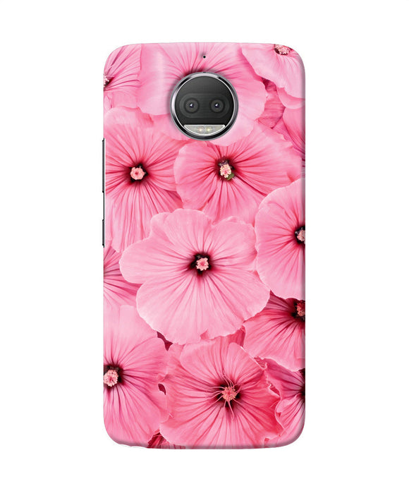 Pink Flowers Moto G5s Plus Back Cover
