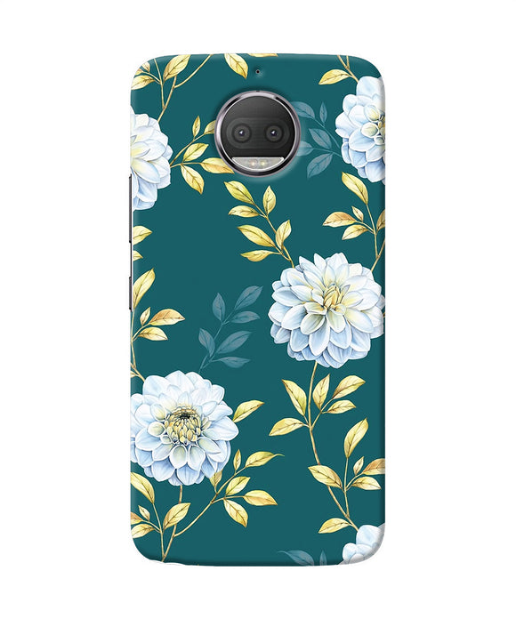 Flower Canvas Moto G5s Plus Back Cover