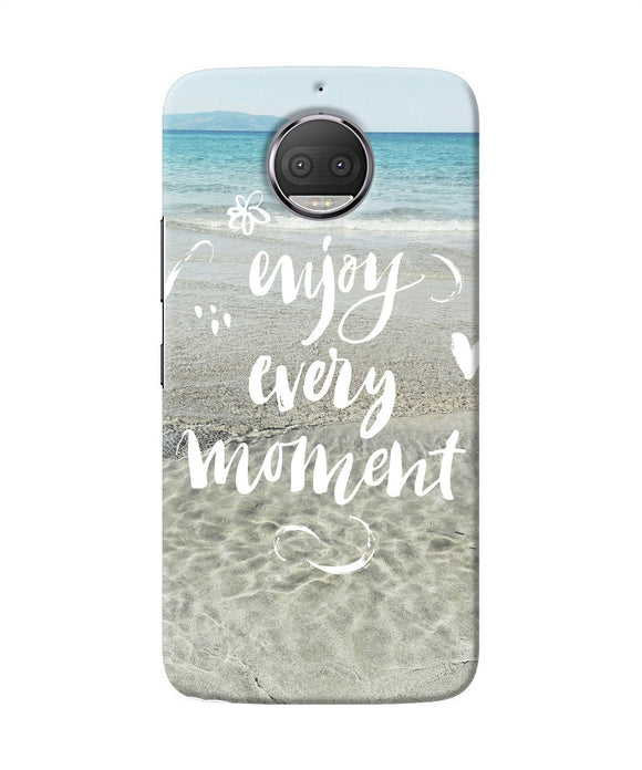 Enjoy Every Moment Sea Moto G5s Plus Back Cover
