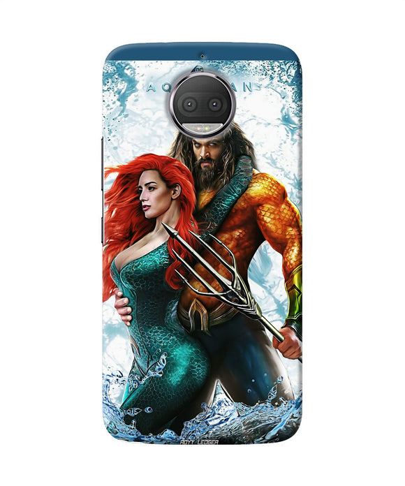 Aquaman Couple Water Moto G5s Plus Back Cover