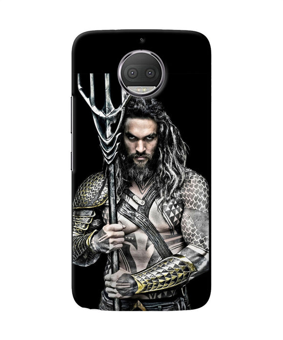 Aquaman Trident Black Moto G5s Plus Back Cover