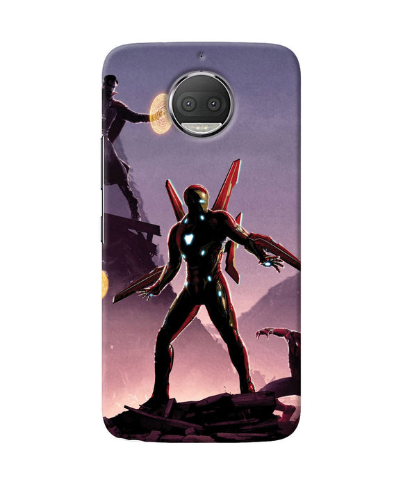 Ironman On Planet Moto G5s Plus Back Cover