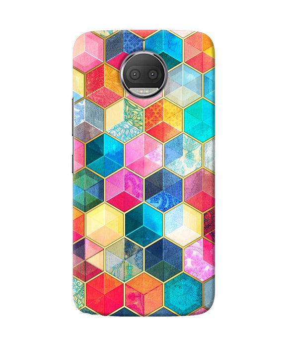 Abstract Color Box Moto G5s Plus Back Cover