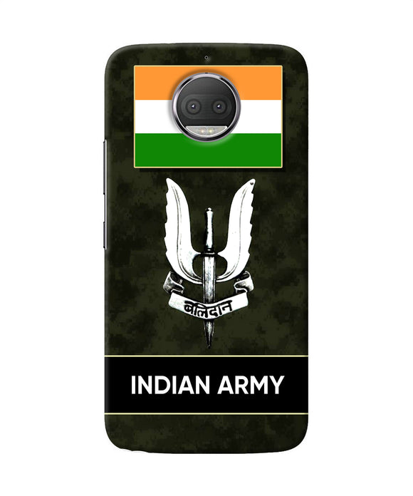 Indian Flag Balidan Logo Moto G5s Plus Back Cover