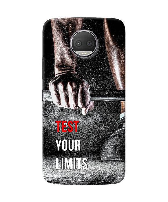 Test Your Limit Quote Moto G5s Plus Back Cover