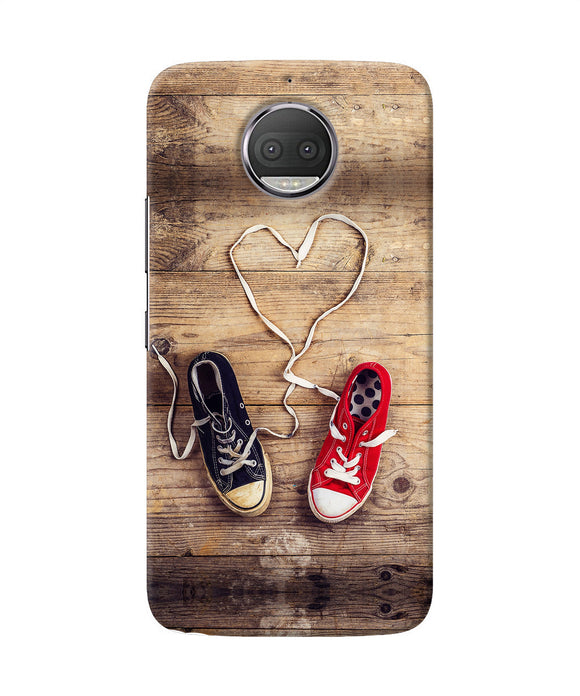 Shoelace Heart Moto G5s Plus Back Cover
