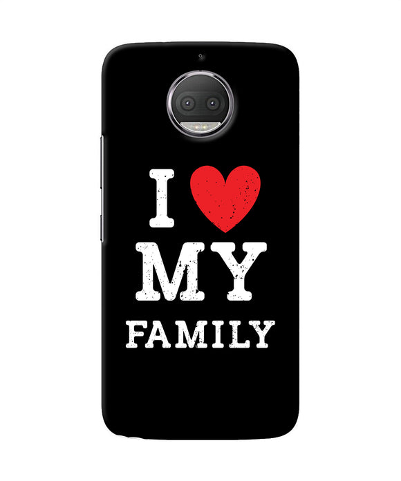 I Love My Family Moto G5s Plus Back Cover