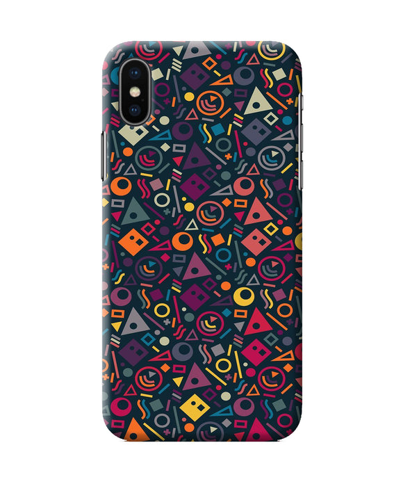 Geometric Abstract Iphone X Back Cover