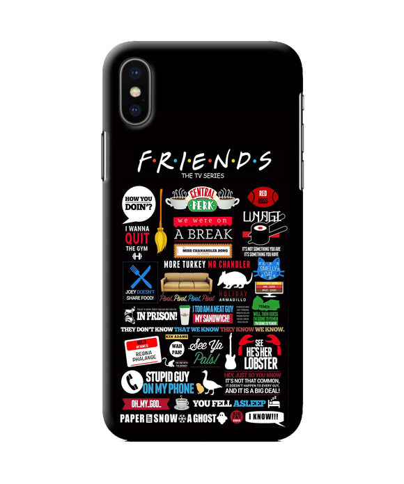 Friends Iphone X Back Cover